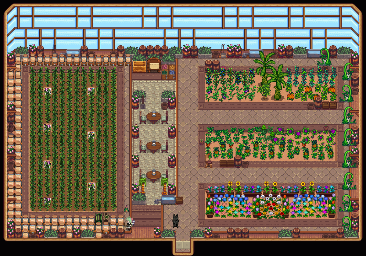 PastelArciel's tweet photo. and finally, both of these are in ridgeside, the community greenhouse where i personally only have things on the left side of the building, and the one unlocked during the ridge spirit world questline https://t.co/APEgS7aVaO
