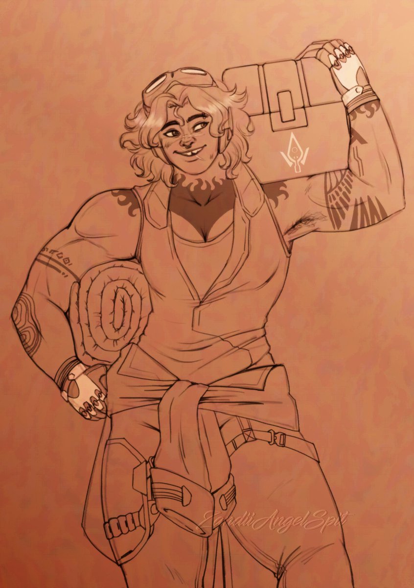 ZandiiAngelSpit's tweet photo. Happy Birthday Venture!~ 🎉🪨🎂
~
#Venture / #Overwatch https://t.co/9pmLafhkYn