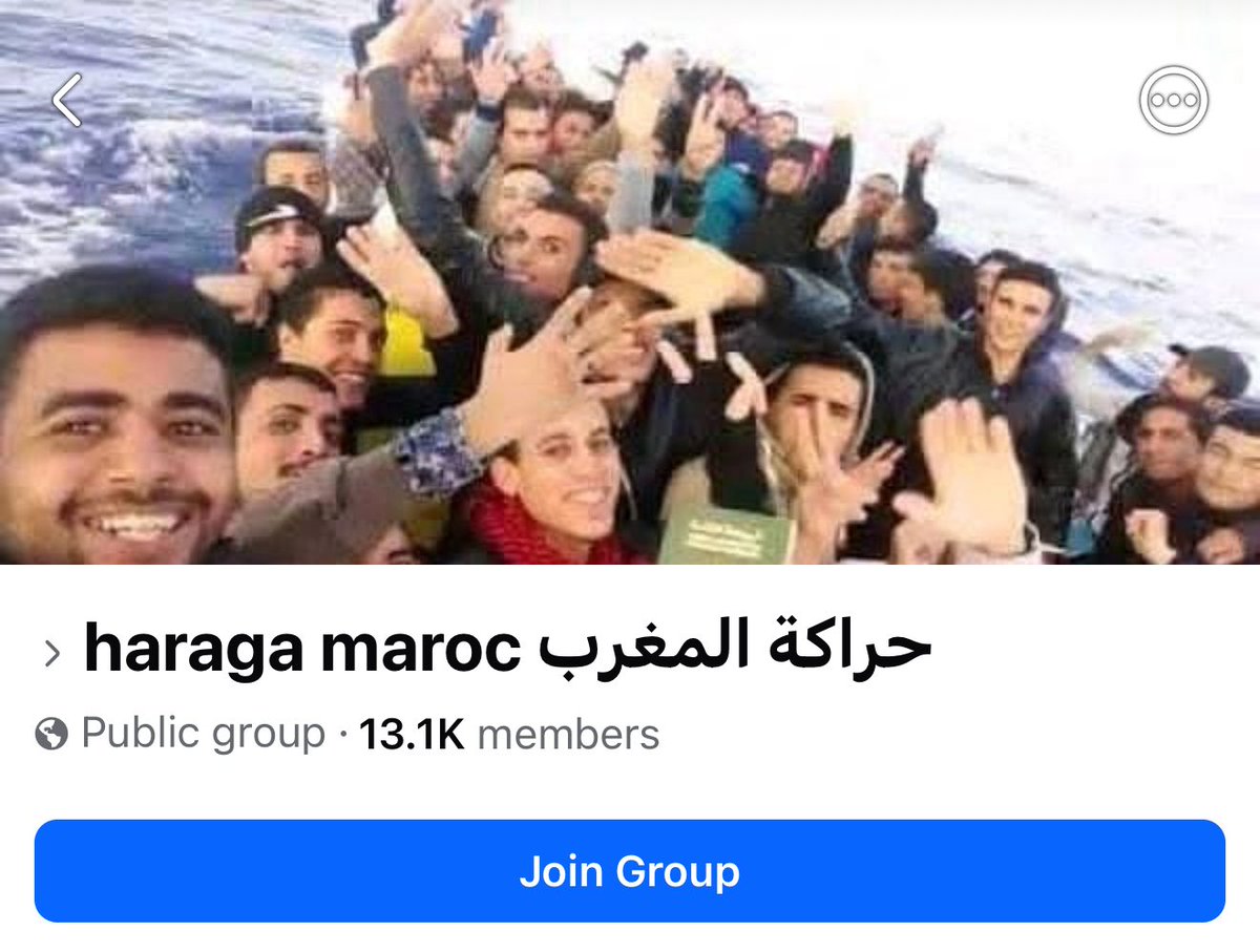 BrotherRasheed's tweet photo. Facebook’s Open Marketplace for Illegal Migration

One of the key terms used for illegal migration by Moroccans and North Africans is “Haraga” (حرّاقة), which literally means “burners.” The term became popular in the 1990s because many migrants would burn their identity documents before crossing illegally, making it harder for the receiving country to verify their nationality and deport them to their country of origin.

For years, the word Haraga has been openly used in the names of Facebook and WhatsApp groups dedicated to organizing and facilitating illegal migration. These groups coordinate routes, logistics, contacts, and smuggling services, yet many remain active while Facebook removes pages over far less serious issues.

Examples include:

1. Haraga Maroc (since 2021) – 13,000 members. A space coordinating illegal crossings to Spain.
2. Haraga Tanger Malaga (since 2023) – 73,000 members. Dedicated to illegal migration logistics and services.
3. Haraga DZ (since 2022) – 16,000 members. An Algerian group coordinating dates, routes, and crossings to Spain.
4. Haraga_Maroc عشاق الغربة (since 2023) – 45,000 members. Shares news, logistics, and information related to illegal crossings to Spain.
5. Haraga2019 (since 2019) – 83,000 members. Advertises visas, work contracts, and migration services, alongside scams targeting would-be migrants.

The Moroccan government, the Spanish government, the European Union, and Meta all know these networks exist. If they are serious about fighting human trafficking and illegal migration, enforcement should begin in the digital space where these networks recruit, organize, and coordinate.
@facebook @Meta @INTERPOL_HQ