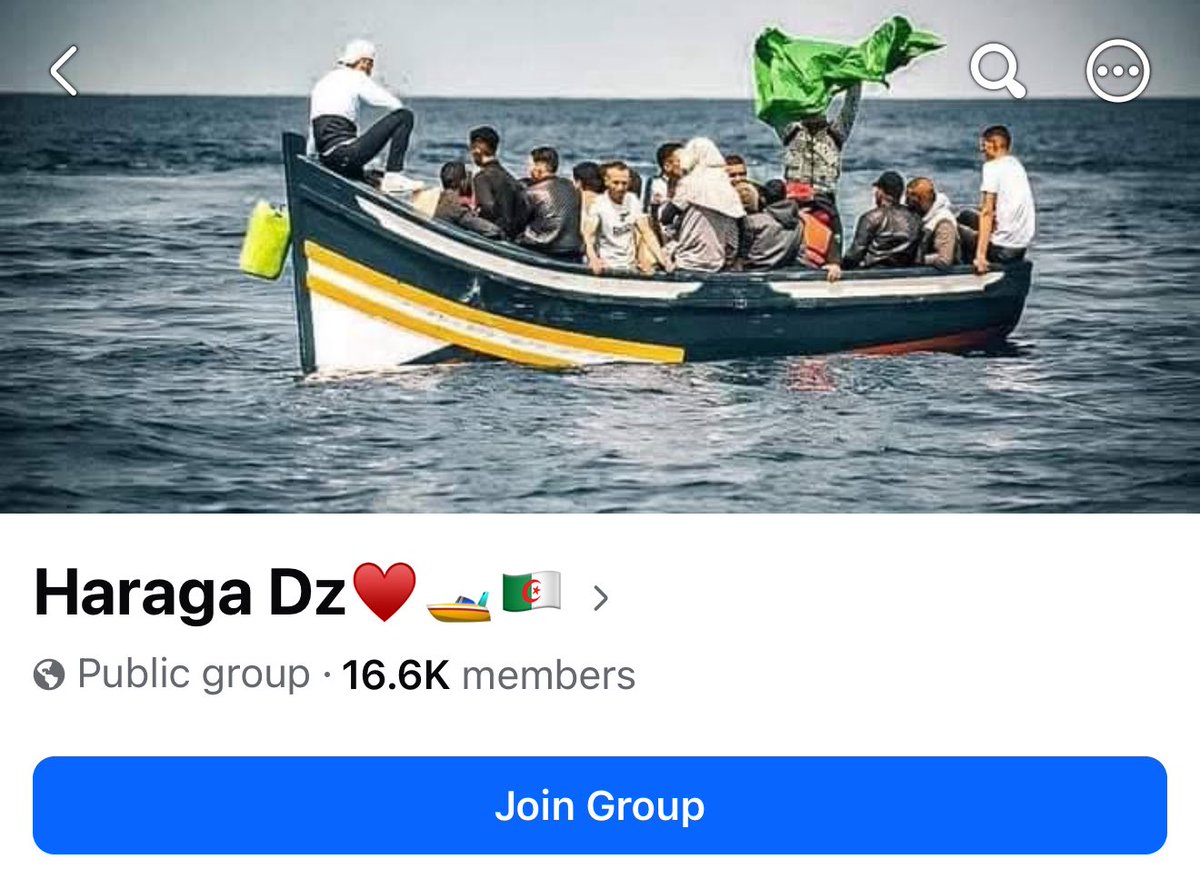 BrotherRasheed's tweet photo. Facebook’s Open Marketplace for Illegal Migration

One of the key terms used for illegal migration by Moroccans and North Africans is “Haraga” (حرّاقة), which literally means “burners.” The term became popular in the 1990s because many migrants would burn their identity documents before crossing illegally, making it harder for the receiving country to verify their nationality and deport them to their country of origin.

For years, the word Haraga has been openly used in the names of Facebook and WhatsApp groups dedicated to organizing and facilitating illegal migration. These groups coordinate routes, logistics, contacts, and smuggling services, yet many remain active while Facebook removes pages over far less serious issues.

Examples include:

1. Haraga Maroc (since 2021) – 13,000 members. A space coordinating illegal crossings to Spain.
2. Haraga Tanger Malaga (since 2023) – 73,000 members. Dedicated to illegal migration logistics and services.
3. Haraga DZ (since 2022) – 16,000 members. An Algerian group coordinating dates, routes, and crossings to Spain.
4. Haraga_Maroc عشاق الغربة (since 2023) – 45,000 members. Shares news, logistics, and information related to illegal crossings to Spain.
5. Haraga2019 (since 2019) – 83,000 members. Advertises visas, work contracts, and migration services, alongside scams targeting would-be migrants.

The Moroccan government, the Spanish government, the European Union, and Meta all know these networks exist. If they are serious about fighting human trafficking and illegal migration, enforcement should begin in the digital space where these networks recruit, organize, and coordinate.
@facebook @Meta @INTERPOL_HQ