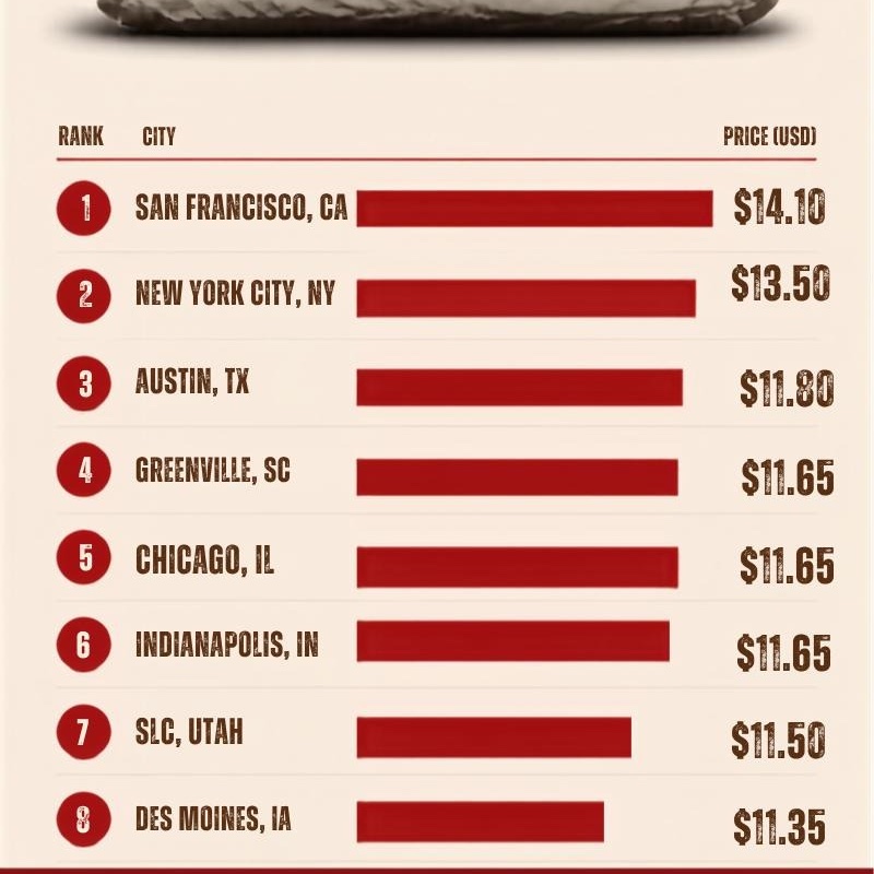 AmericanFreedom's tweet photo. Now introducing the AAF Burrito Index https://t.co/zGqzX8sKdd