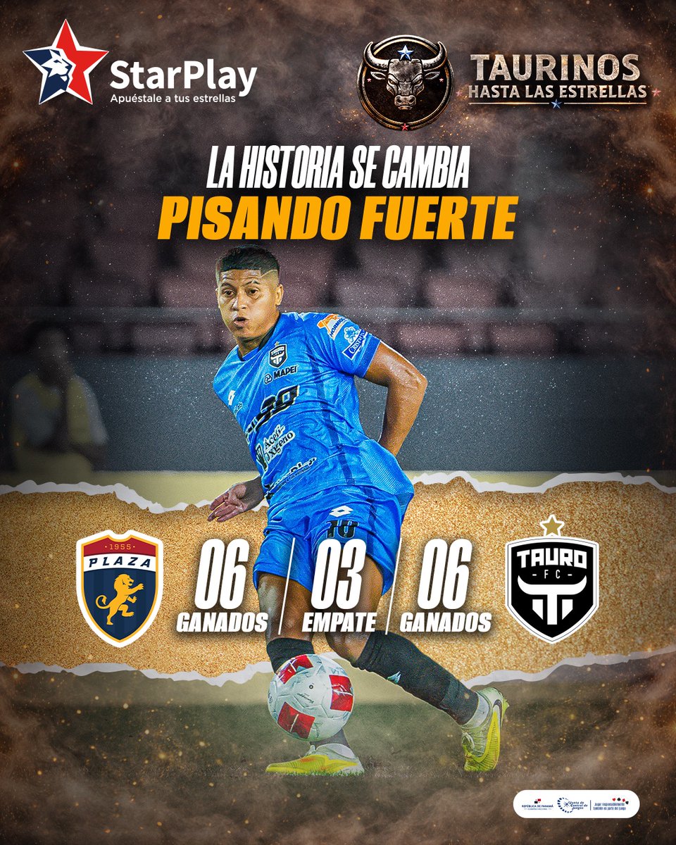 starplaypa's tweet photo. 🦁⚽ Es momento de que los Toros impongan condiciones y tú aproveches para meter tu billete. 💥💸​

Juega en https://t.co/QkKbqC4DLc.​ @TauroFC 

#Starplay #ApuestaleATusEstrellas #ApuestasDeportivas #TauroFC https://t.co/plKXpfMrRC