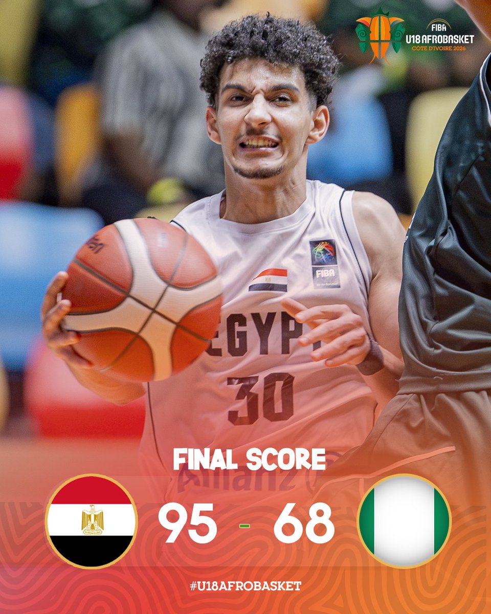 AfroBasket's tweet photo. ๐ช๐ฌ Pharaohs contribution on both ends boost them for a statement win! ๐
#U18AfroBasket #LegacyReloaded https://t.co/1n1w86Ev30