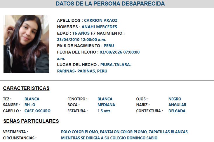 naval_peru's tweet photo. #DesaparecidosEnPerú |  Llama a la línea 114 si conoces su paradero o tienes información de alguno de ellos👇 ¡Sus familias los esperan!     

Ayúdanos a compartir estas imágenes para que pronto puedan regresar a casa.  
Entérate más aquí https://t.co/7AeVkN7Q0E https://t.co/xAF3NuxSKb