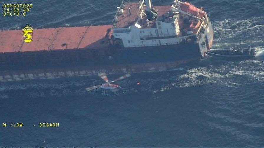 NOELreports's tweet photo. Sweden's Supreme Court upheld the transfer to Ukraine of Caffa, a Russian shadow-fleet vessel accused of transporting grain from occupied Ukrainian territory. Swedish authorities detained the ship on March 6. In June, a court seized it at Ukraine's request as part of a Russian war-crimes investigation, a first for Sweden. Ukraine's Foreign Ministry called the ruling an important accountability precedent. #Ukraine