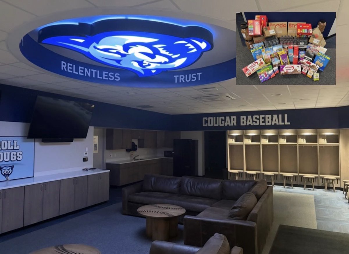 MVNUBaseball's tweet photo. Through our Amazon Wishlist, family, friends, alumni, and fans can support MVNU Baseball by helping us stock our clubhouse with snacks, drinks, and other everyday necessities for our athletes.

Click the link in our bio to check out our Amazon Wishlist and support Cougar Baseball https://t.co/a0CduT7FSJ