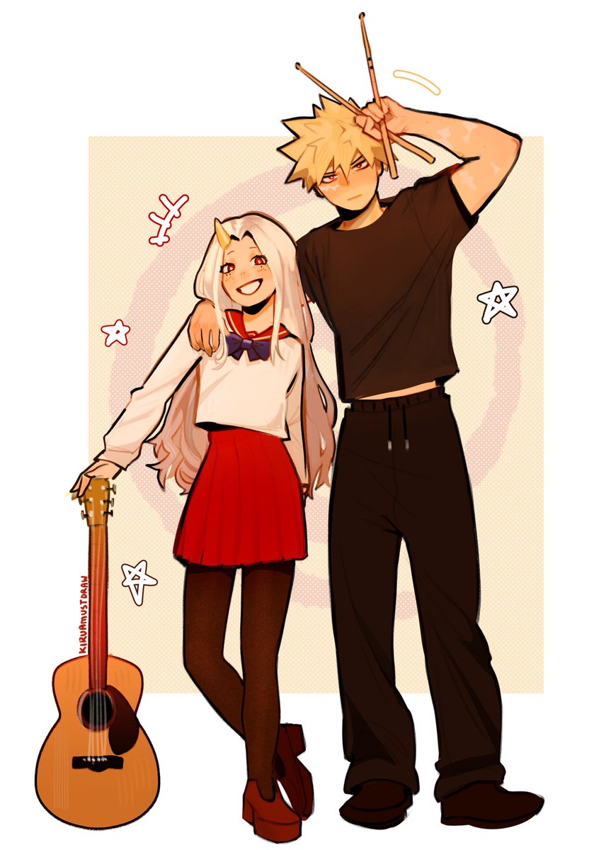 kiruamustdraw's tweet photo. they are about to start their own band https://t.co/1a9RrueLUJ