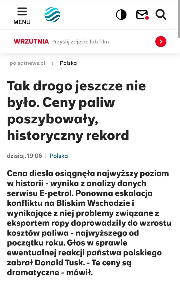 MurzynekBambo_I's tweet photo. Kiedy ropa jest tańsza o 14 % niż tydzień temu, a rządzący złodzieje dalej robią cię w wała https://t.co/z46LIrgpVk