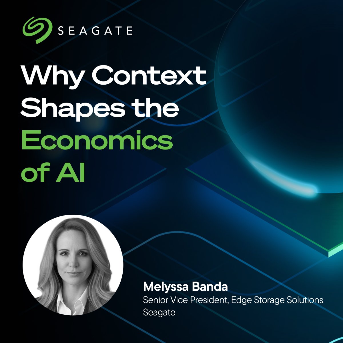 Seagate's tweet photo. AI gets smarter with context.

Read Seagate SVP Melyssa Banda's latest blog to see why preserving organizational knowledge is becoming a critical advantage for long-term #AI success: https://t.co/jmLh1f1bnW https://t.co/4BBGtsj6j0