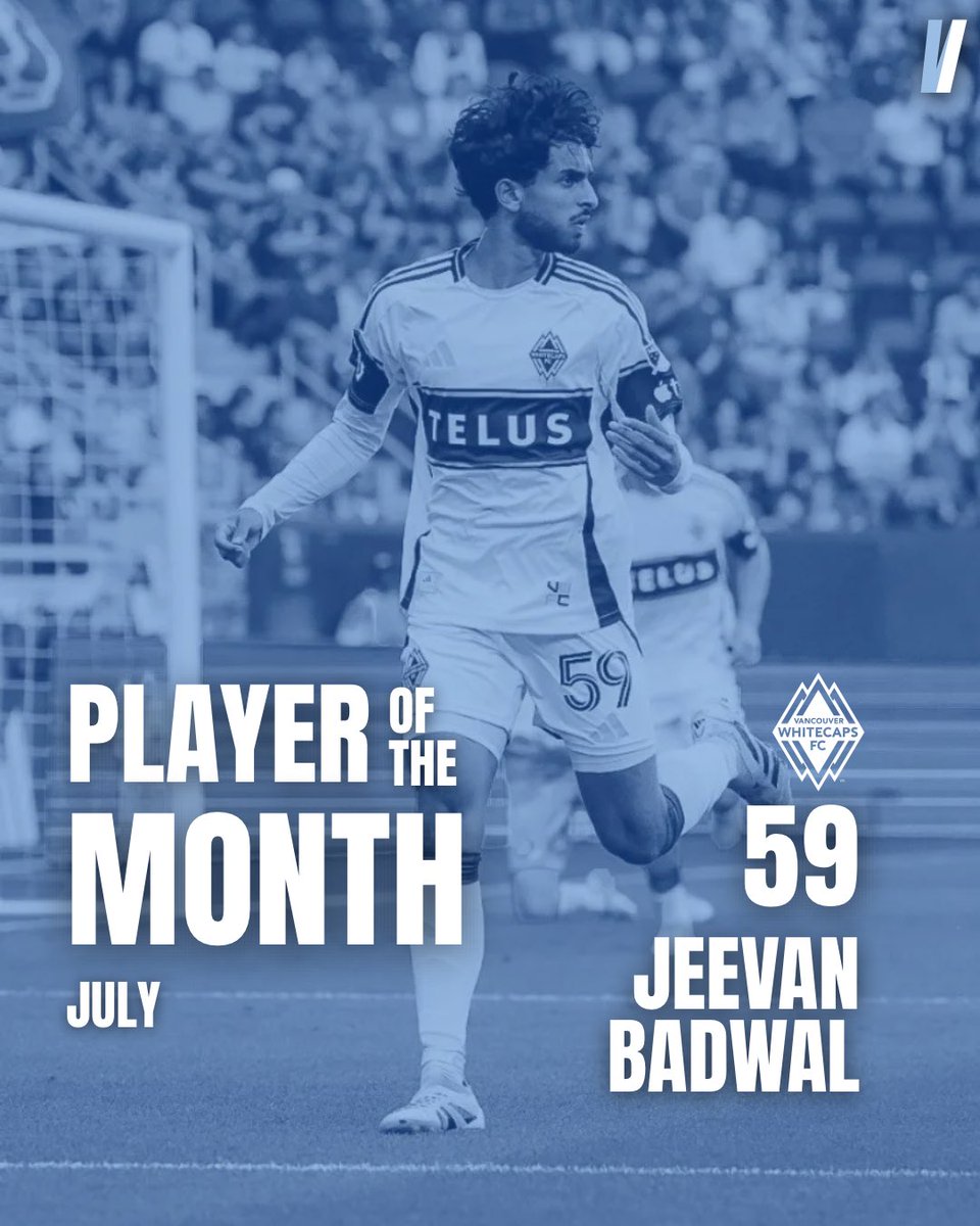 Van_Insider's tweet photo. 🌊💪🏽

Our July Player of the Month is Canadian midfielder Jeevan Badwal, who showed some great consistency throughout the four games played in the month, while recording a goal and an assist during that period.

🤍💙 https://t.co/OO8xDZ57VR