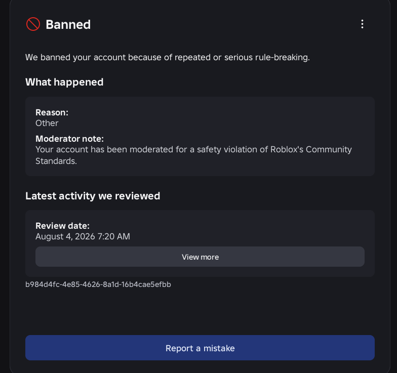 namssuiii's tweet photo. dude i got a 3day ban js for saying cuss words in a 18+ game btw, tried to appeal with a dumbass appeal like "they bully me" then got perma banned. amazing game @Roblox !!! 500+ dollars down the pipe i guess🫩🫩 https://t.co/o2XwawpyC0
