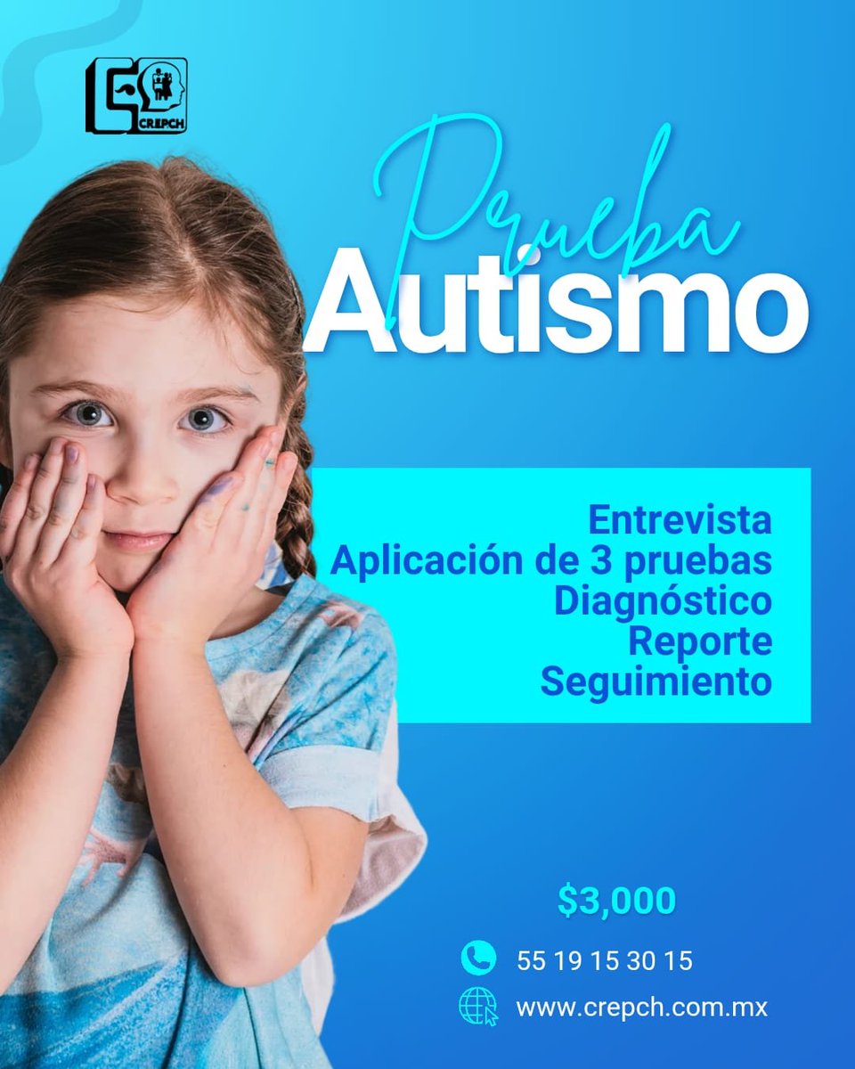 crepch's tweet photo. No supongas que tienes autismo sólo por lo que ves en redes sociales. La forma adecuada es a través de pruebas para corroborar TU CONDICIÓN un especialista hace el diagnóstico.

*mayores de 18 años

📱Agenda cita 55 1915 3015

#terapiamultisensorialsimbólica #FelizMartes #autismo https://t.co/Y3wipImbuJ