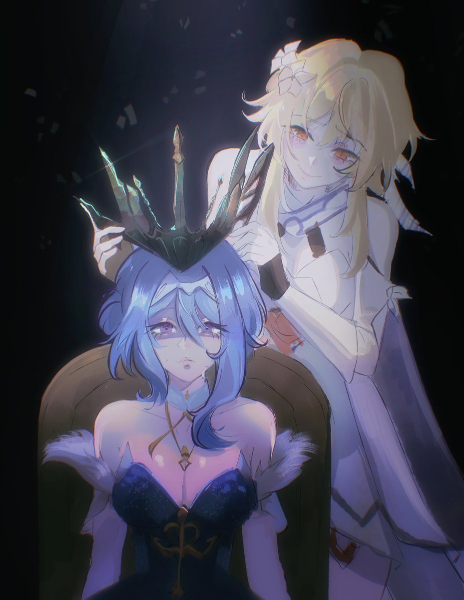 akviavai's tweet photo. #odette #lumine #genshin https://t.co/IQ4S5G9ByX
