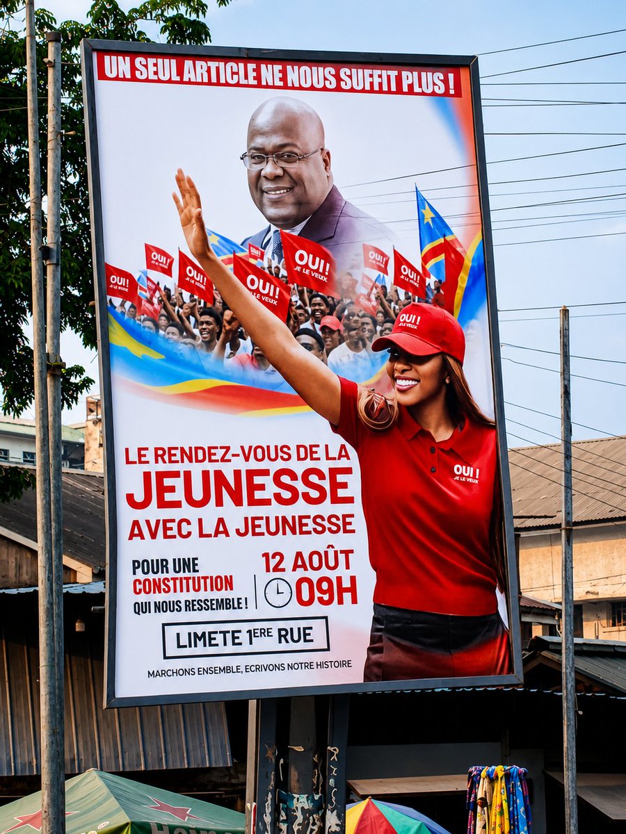 jmutala521's tweet photo. 🚨 Question directe à @GraceKutino :

Pensez-vous réellement que l'ajout de dix articles à la Constitution créera des emplois pour les jeunes ?

Il est honteux de voir qu'une telle campagne ait pu être débattue, validée et approuvée en Conseil des ministres. 

Les jeunes attendent des réponses concrètes à leurs préoccupations, pas une campagne de communication déconnectée de leurs réalités.

Cette campagne est vide de sens car des milliers de dollars y sont engloutis, alors que de nombreux jeunes peinent à obtenir le moindre financement pour concrétiser leurs projets et créer de la valeur.

@Presidence_RDC @Primaturerdc