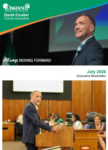 OakGovEO's tweet photo. My administration’s budget for 2027-2029 will continue to guide the services we provide #OaklandCounty residents. Find out what programs will get a boost from the new fiscal plan in my latest #AllWaysMovingForward newsletter: https://t.co/Oun2M6Vc1r https://t.co/sMX82fmUtT