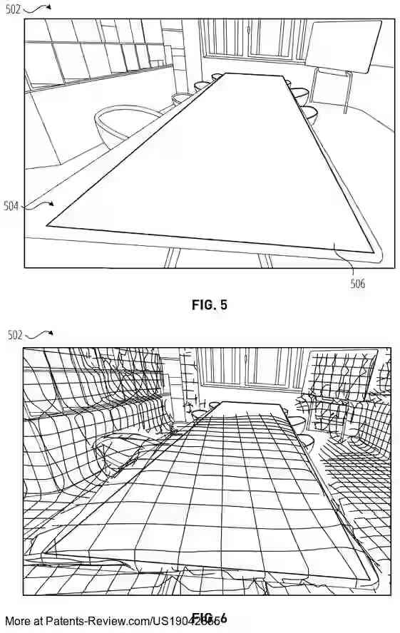 PatentPulse's tweet photo. New #patent grant #US19042855B1 from $SNAP explores #SurfaceBased user input for #ExtendedReality devices.
Using hand tracking, XR devices detect an input plane on physical surfaces, projecting hand positions to interpret user input.
This innovation differentiates between ongoing and finalized inputs, executing actions accordingly.
#SnapInc #XR