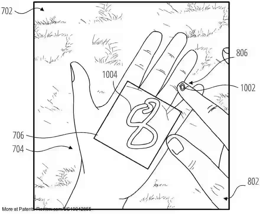 PatentPulse's tweet photo. New #patent grant #US19042855B1 from $SNAP explores #SurfaceBased user input for #ExtendedReality devices.
Using hand tracking, XR devices detect an input plane on physical surfaces, projecting hand positions to interpret user input.
This innovation differentiates between ongoing and finalized inputs, executing actions accordingly.
#SnapInc #XR