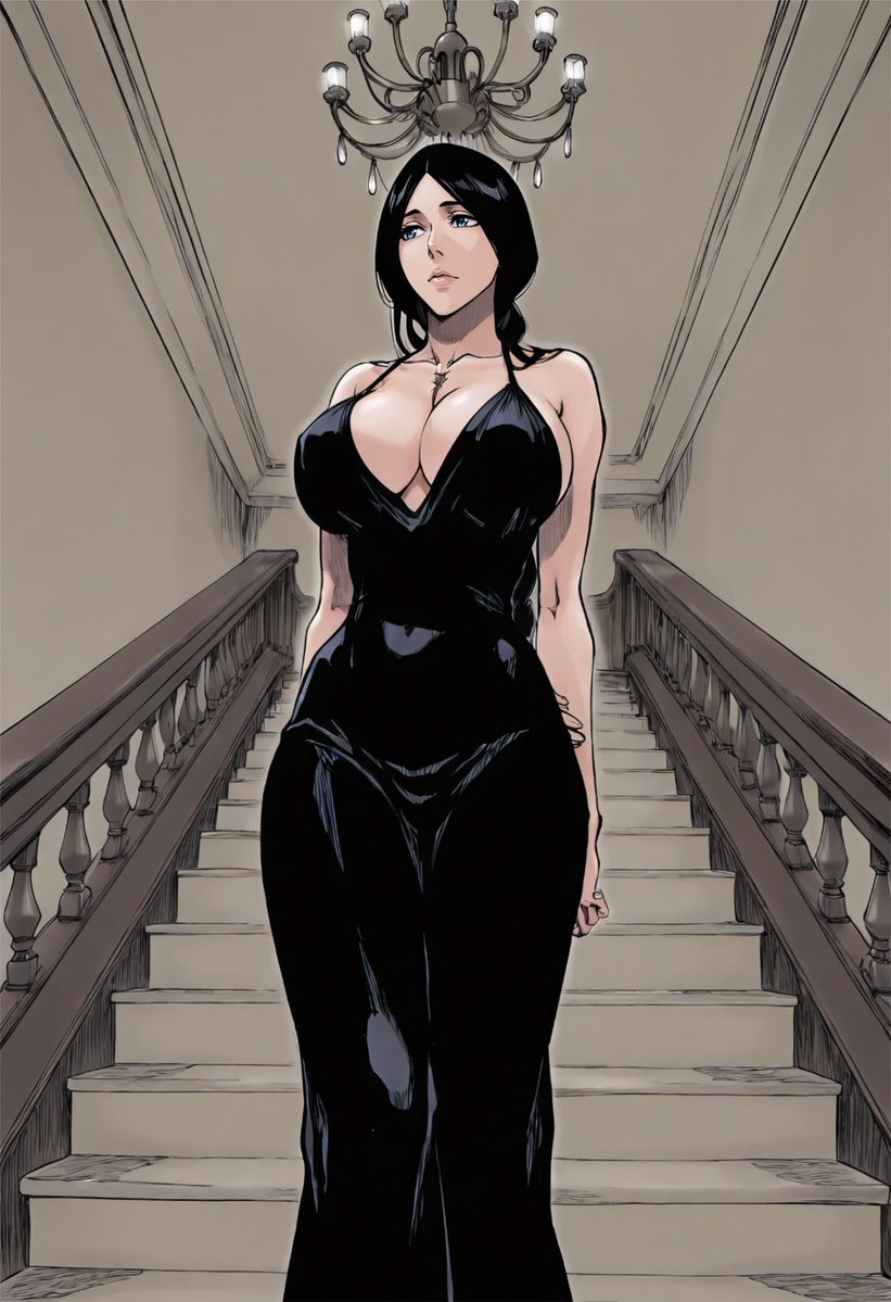 alexisgram2108's tweet photo. Black dress, sharp gaze, zero hesitation https://t.co/FUElxoBgBv
