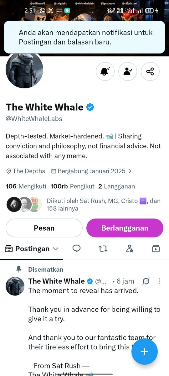 WhishesBoy's tweet photo. @WhiteWhaleLabs @SatRushIO All task done ✅ 

I hope I win this valuable prize, good luck everyone https://t.co/sJdNvqpNby