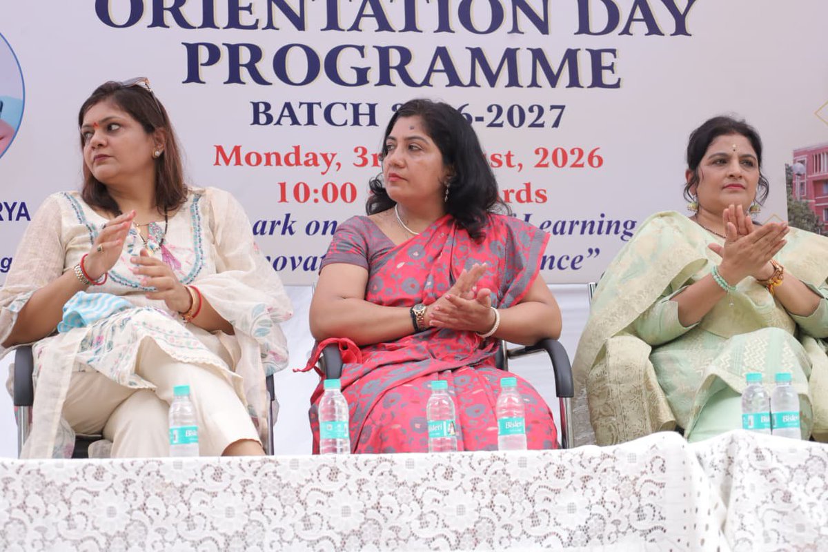 VNC_DU's tweet photo. On 3rd of August, Vivekananda College organised an Orientation Programme for the new batch of 2026-2027. College Principal, Prof. Pinki Maurya and other esteemed members of the college were present on the occasion. Few glimpses of the event: https://t.co/qgtUvrNMbs