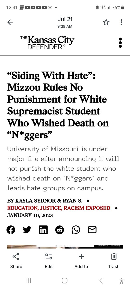 Thomasfitz785KU's tweet photo. @cdotharrison Well she's from Missouri and went to one of the worst universities in America. No wonder she's a hypocrite!🤷‍♂️ https://t.co/q0L35tq4SI