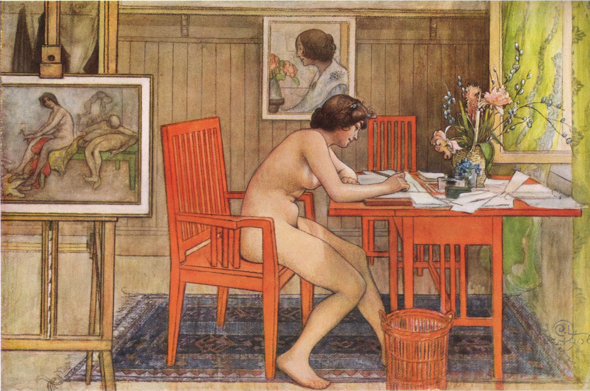 oppedisanopeppe's tweet photo. Carl Larsson https://t.co/cQV67ceWyl