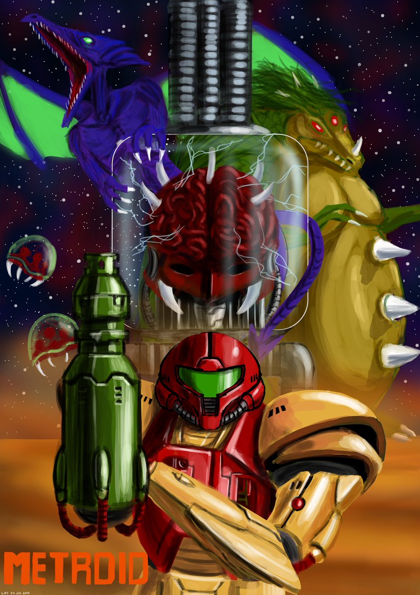 MMDI_LEE's tweet photo. #Metroid #메트로이드 #メトロイド
Metroid 40th Anniversary🎉 https://t.co/yFrQ01tZFC