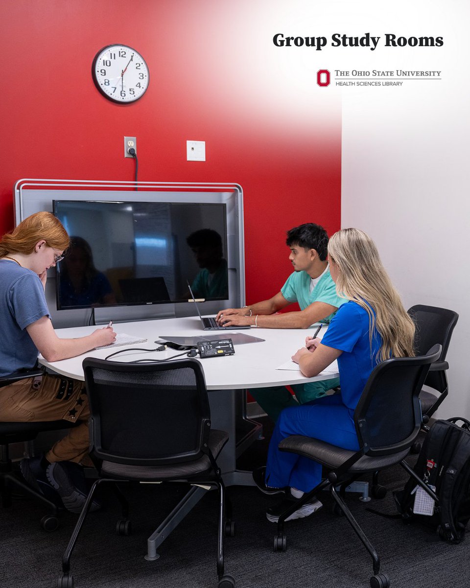 OSUhsl's tweet photo. New to the Health Sciences Library?

Floor 3 is one of the best places to study if you prefer a quiet or silent environment.

🤫 Quiet &amp; silent study
👥 Group study rooms
🧘 Meditation room
🔐 Lockers

Learn more: https://t.co/ZaHFlx1aJA

#OSUHSL #OSUWexMed #DYK https://t.co/TTr9Py0sP1