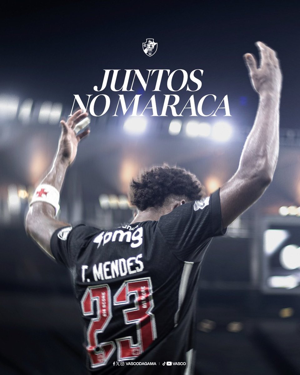 VascodaGama's tweet photo. Hoje estaremos 𝙹𝚄𝙽𝚃𝙾𝚂 𝙽𝙾 𝙼𝙰𝚁𝙰𝙲𝙰. Pelo Vasco. Pela vaga na próxima fase da Copa do Brasil. 💪💢 

🎟️👉 https://t.co/BzJzLMH63H 

#VascoDaGama https://t.co/fYsHXb3bwg