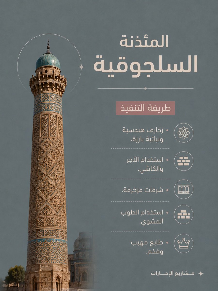80Designer's tweet photo. _المأدنة المغولية 
_المأذنة التيمورية 
_المئذنة المملوكية
_المأذنة السلجوقية 

#مساجد #العمارة_الاسلامية #ديكور #تصميم https://t.co/hlYV9M7nsl