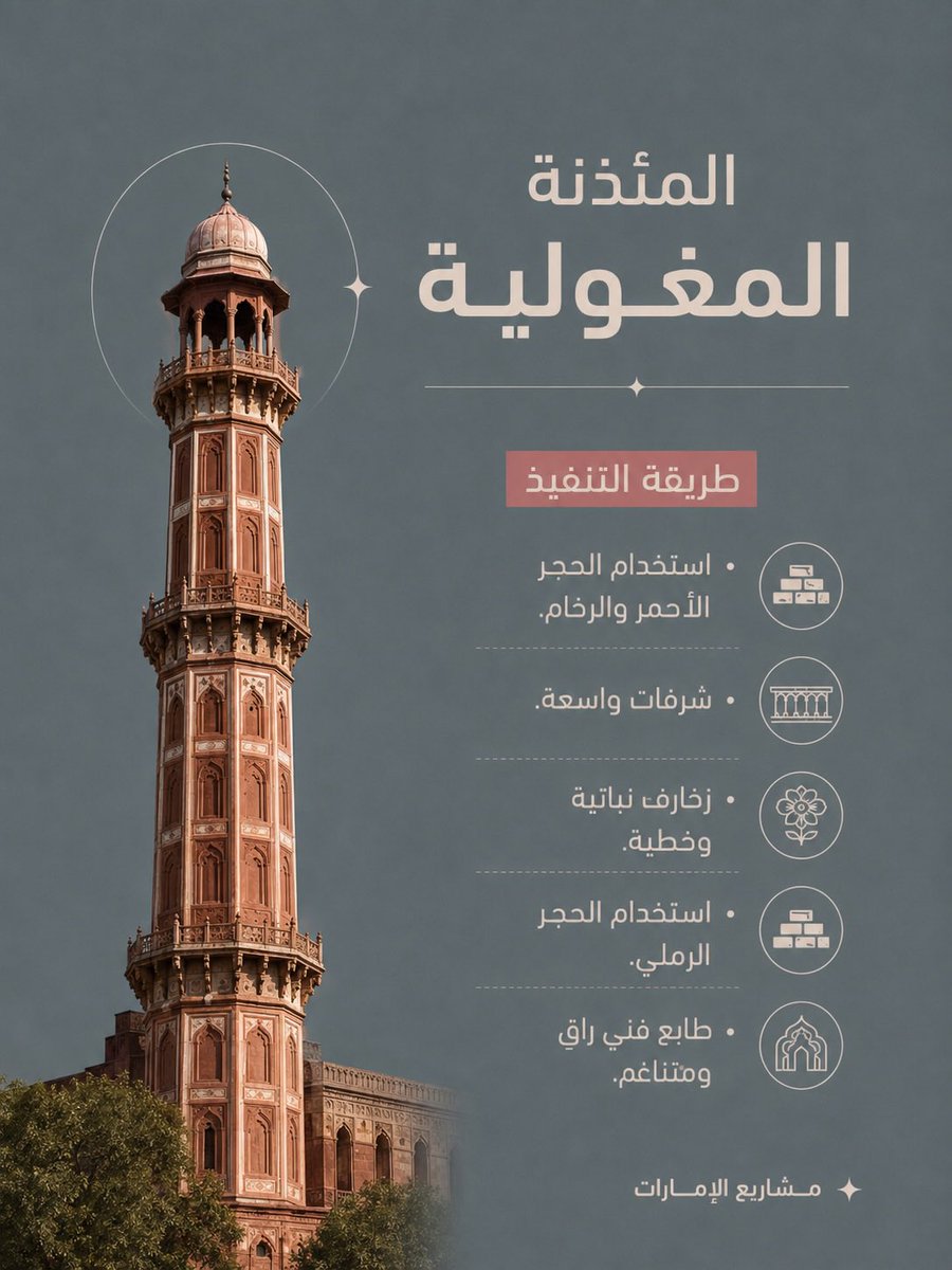 80Designer's tweet photo. _المأدنة المغولية 
_المأذنة التيمورية 
_المئذنة المملوكية
_المأذنة السلجوقية 

#مساجد #العمارة_الاسلامية #ديكور #تصميم https://t.co/hlYV9M7nsl