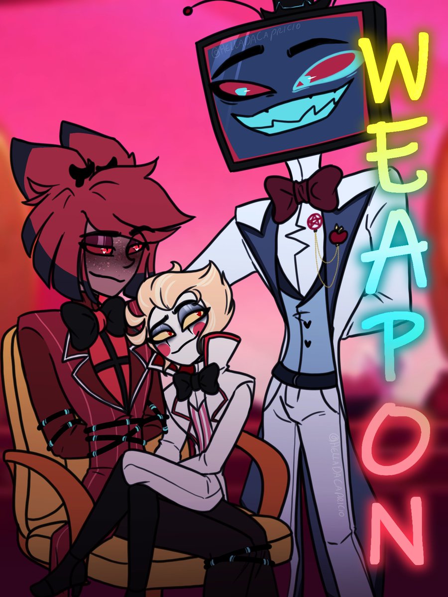 HellaDACapricio's tweet photo. Today's chapter is up!
All 3 of them on the cover?! omg!
I hope you enjoy! (L1nk in the comments)
#Vox #Alastor #Lucifer #Applemedia #Radiostatic #Staticapple #Radioapple (all of them today huh!) https://t.co/t9zBihFl8S