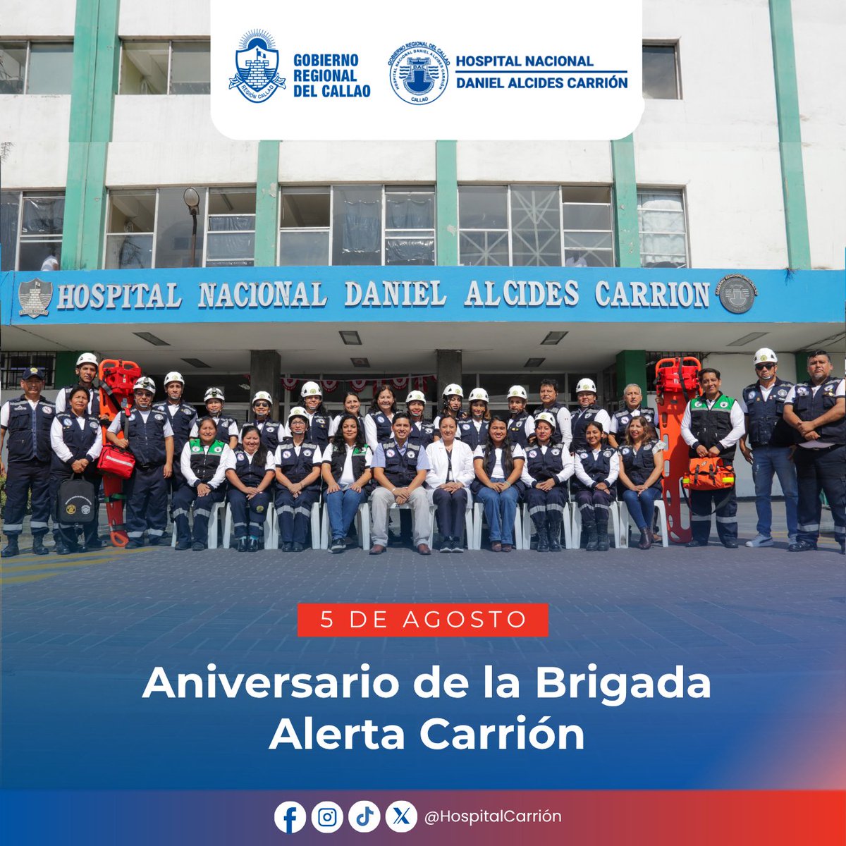 HospitalCarrion's tweet photo. Hoy reconocemos a quienes forman parte de la Brigada Alerta Carrión, un grupo humano que está siempre listo para responder cuando más se necesita. 💪🩺 (1/2) https://t.co/uzTCdYipwD