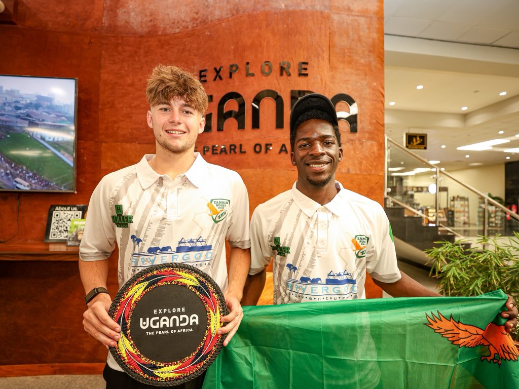 Image for the Tweet beginning: 🇿🇲✈️ Zambia U20 have arrived!

Zambia