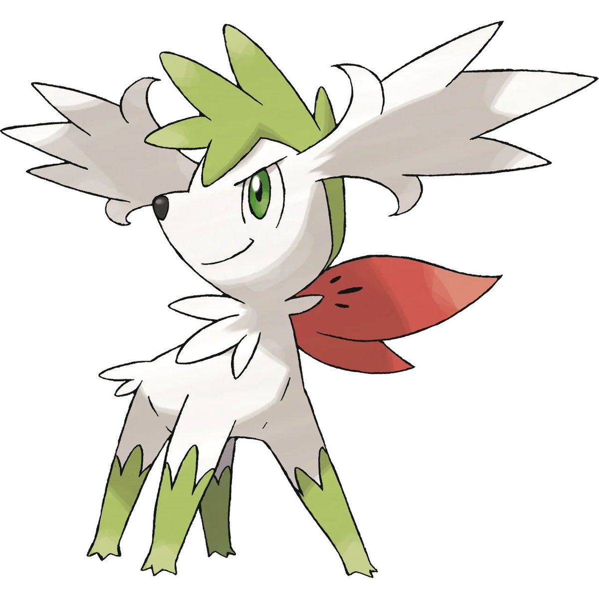 altardoll's tweet photo. i wonder how intentional shaymin sky form‘s design was leading up to the release of explorers of sky, like the flower petal scarf is literally perfect for a mascot of the mystery dungeon games https://t.co/WOucAeGeyy