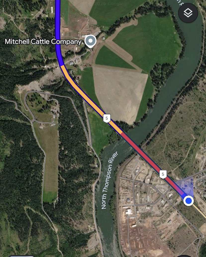 MarinaLeClair's tweet photo. Does any one know why traffic is not moving? #barriere @DriveBC ? https://t.co/1LTVWEK2BV