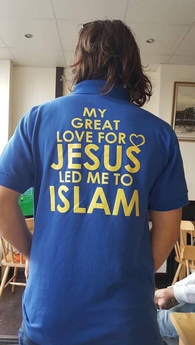 Boss_Aleeyu's tweet photo. Dear my fellow christian.

Jesus never said, I am Christian

Jesus never claimed to be God.

He never called himself Christian, because the word “Christian” came later.

He called people to worship Allah alone and to follow the guidance Allah sent through him.

Indeee Jesus Was A Muslim.
