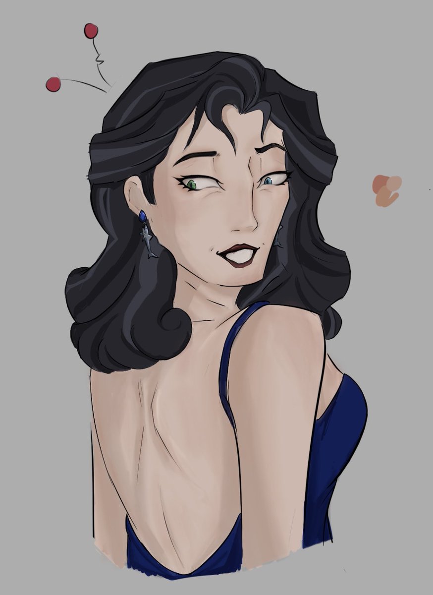 Swirlytheintern's tweet photo. I’m redesigning my Yurimedia girls, so have a little wip of Fem!Vox. I’ve just been calling her “Vinnie” so idk, maybe Vivien?

#femvox #vox #yurimedia https://t.co/Mt7mVFlObH