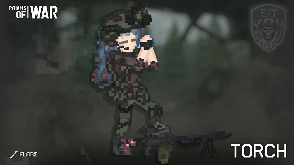 Eriks0n's tweet photo. TORCH
Eitherium MG Pawn
"The firepower of the group!" - that's what she says about herself. 🫡
#PawnsofWar https://t.co/HaOx8Nhj2c