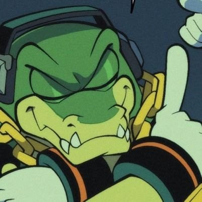 LoboSamp's tweet photo. Vector the Crocodile is one of my favorite characters from the Sonic franchise. He is adorable and cute 👀🐊

#Sonic #SonicTheHedgehogㅤㅤㅤ  #ソニック https://t.co/5vzqZdTHiE