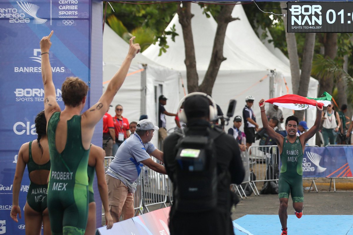 FCAUNAMOFICIAL's tweet photo. Felicitamos a Erik Ramos, alumno de la FCA, por conquistar dos medallas de oro para México en los Juegos Centroamericanos y del Caribe Santo Domingo 2026.
#OrgulloFCA #UNAM

📸Sitio web de los XXV Juegos Centroamericanos y del Caribe Santo Domingo 2026 https://t.co/COWppX3LnW
