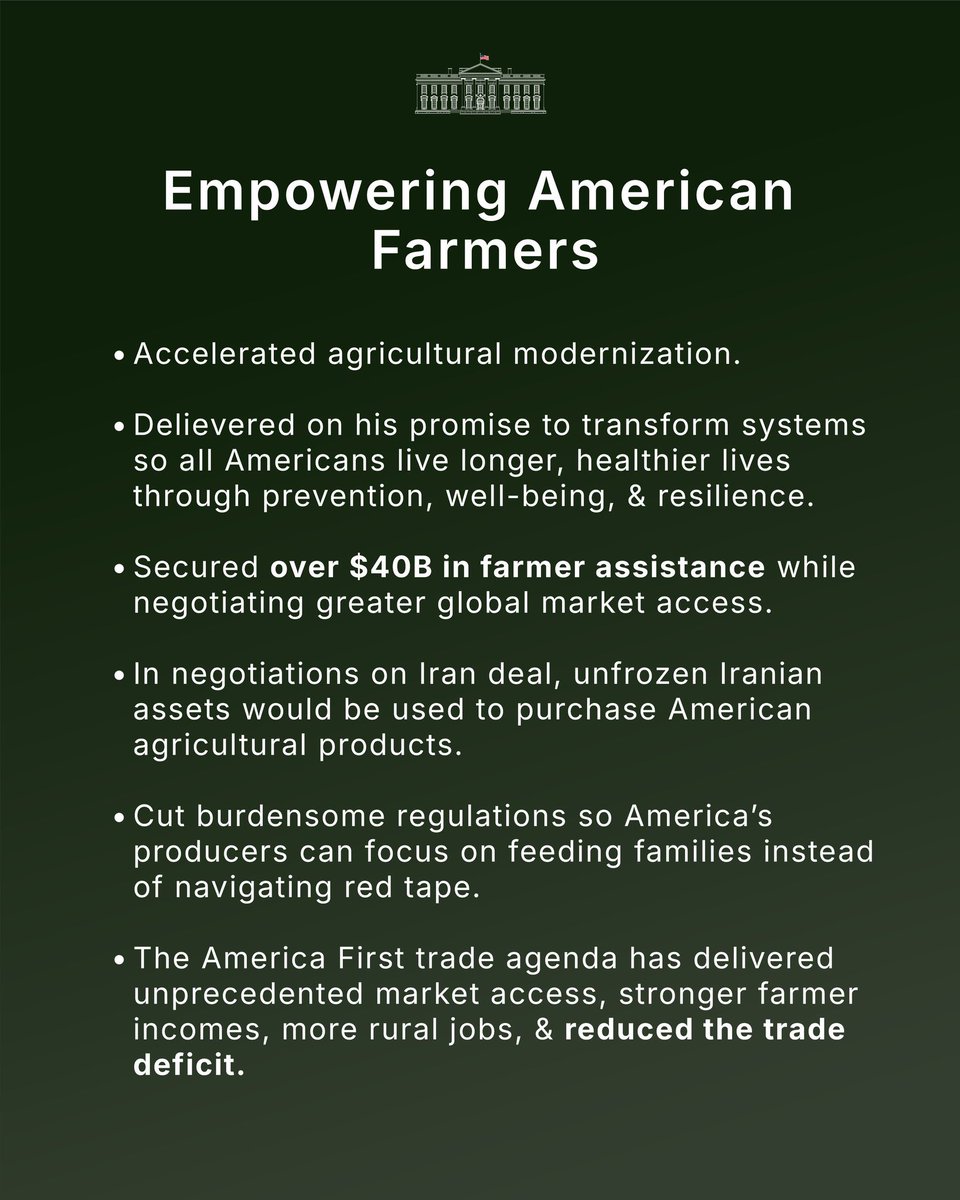 katariaalpha's tweet photo. @RepNikkiB Thank you, @POTUS, for loving and supporting our farmers. 🇺🇸 https://t.co/OV4WUEmcfx