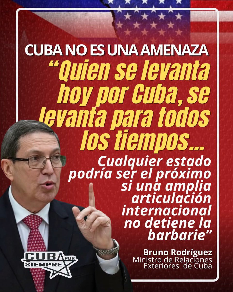 JosLuis74030336's tweet photo. 👉Apoyo total:
#CubaNoEsUnaAmenaza 🇨🇺 Cuba es la esperanza, símbolo de Resistencia esistencia y Dignidad y el gobierno de los EEUU lo sabe.
#TumbaElBloqueo  #CubaNoSeRinde https://t.co/tsLB8tGbAw