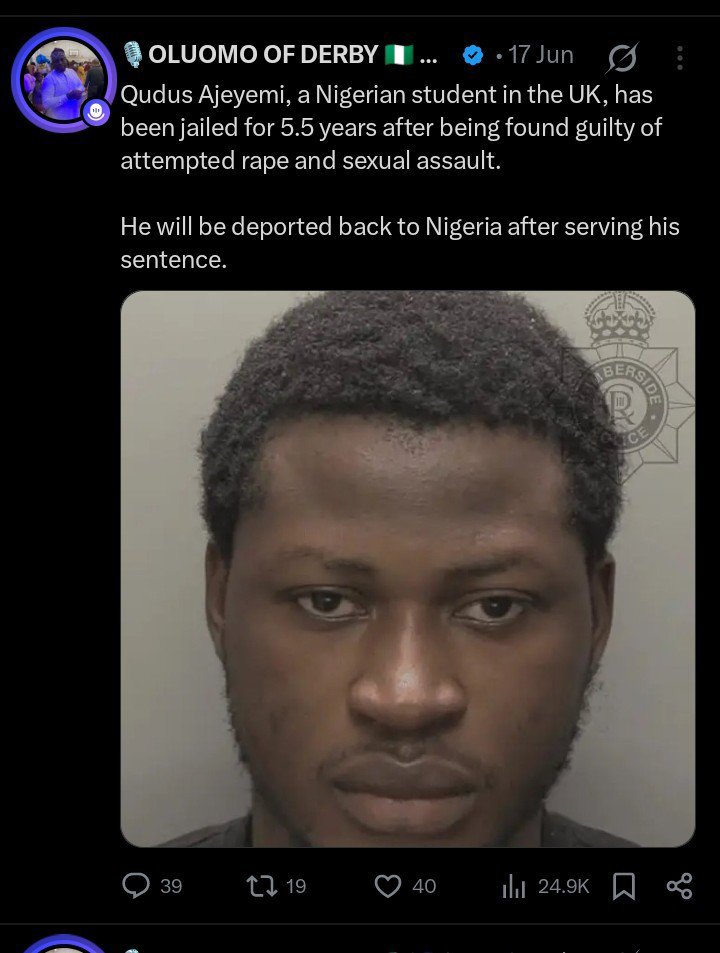 oshiam_Omede's tweet photo. All four of them would have comfortably gotten away with it here in Nigeria.

 They could have gone to court to laugh at their victims.

 Excuses of how 14 years old lie about their age would have been on their supporters lies.
🤦🏽‍♀️🤦🏽‍♀️🤦🏽‍♀️🤦🏽‍♀️🤦🏽‍♀️🤦🏽‍♀️ https://t.co/Lyx8uafIZx