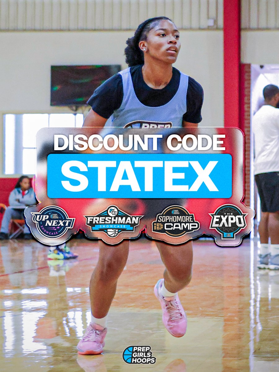 PGHOklahoma's tweet photo. 👀 Interested in a Prep Girls Hoops Showcase?

Use code STATEX today for $$ off and lock in your spot today!

Find your event: https://t.co/ziW31tU86z https://t.co/tPxyUcx0Ae