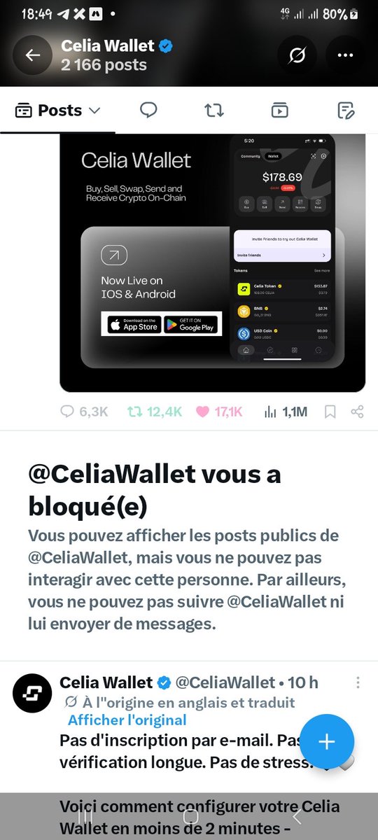 FrisRafi's tweet photo. @EmmanuelAfula I just ask who made a transfer in my celia wallet they bloc me !! https://t.co/hp0PCdo6Z8