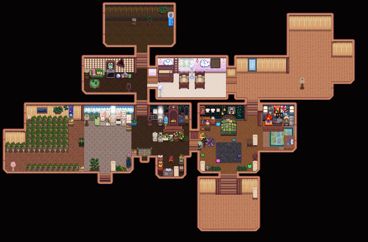 PastelArciel's tweet photo. i heavily decorated up to a certain point and then i kept opening new spaces and ignored that they existed https://t.co/FPeNORrmwr