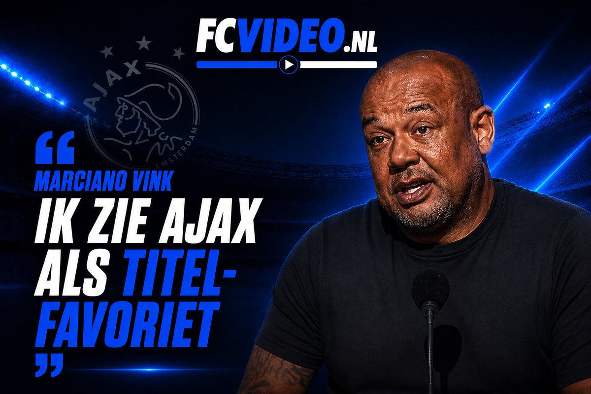 FCVideoNED's tweet photo. Het vertrouwen is terug bij alles wat Ajax is. Ook bij oud-Ajacied Marciano Vink. De analist ziet #Ajax als titelfavoriet.

Eens? 

https://t.co/TLA7RpiMqb https://t.co/T5rWGMP6TY