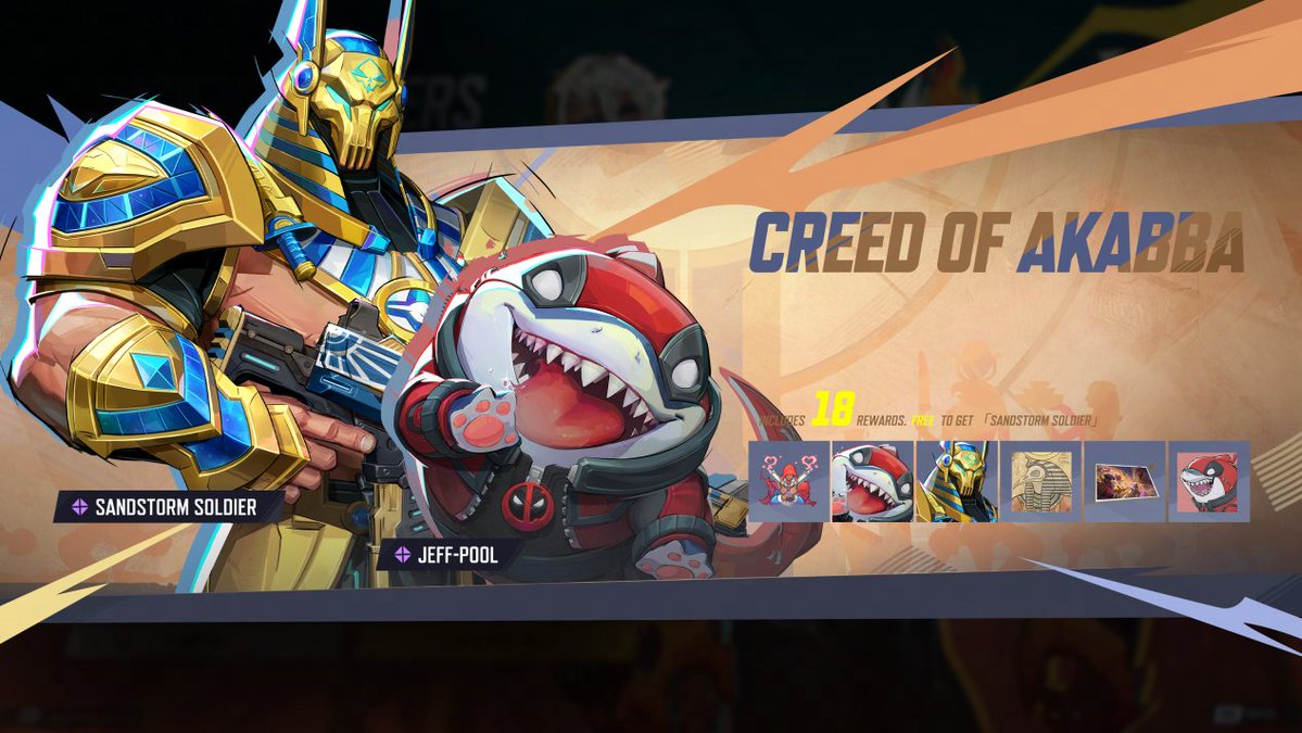 mmmmmmmmiller's tweet photo. ‼️ CONFIRMED: EVENT PASS COSTS UNITS

For the first time ever, the new Creed of Akkaba Event Pass, coming to #MarvelRivals with the launch of Season 9.5 this Friday, August 7th, can have its Premium track permanently unlocked with Units. https://t.co/fZiJA13BNN