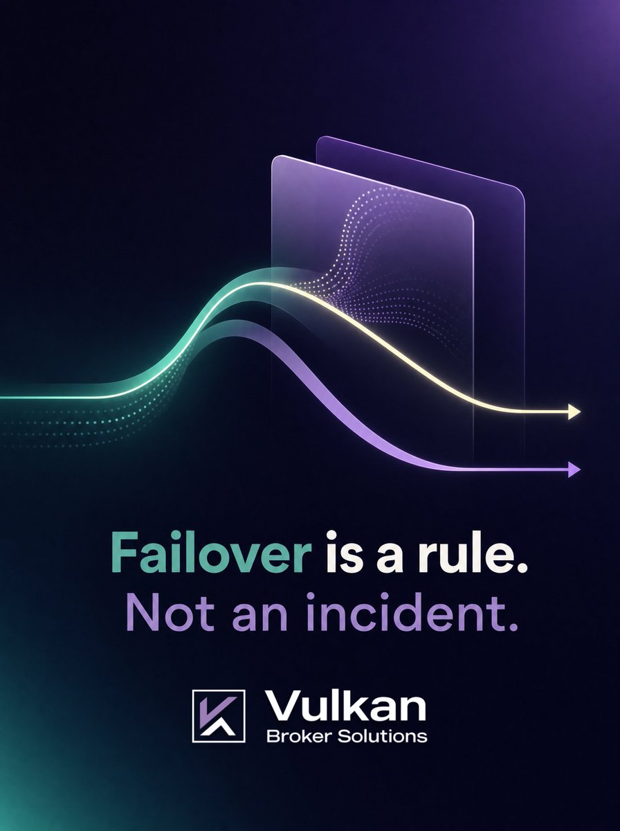 VulkanBroker's tweet photo. Aggregation isn't a feed. It's routing logic: which LP, which symbol, which client group, under which conditions — and what happens when the primary stops quoting. https://t.co/OuPq9sgXao